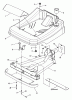 Snapper NHZ14380BVE - 38" Zero-Turn Mower, 14 HP, ZTR Yard Cruiser, Series 0 Listas de piezas de repuesto y dibujos Front Frame & Cover Assembly (Fiberglass Bodied Models)
