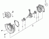 Tanaka TPH-250PF - Articulating Pole Hedge Trimmer Listas de piezas de repuesto y dibujos Crankcase, Flywheel, Pulley