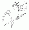 Tanaka TPH-270PN - Articulating Pole Hedge Trimmer Listas de piezas de repuesto y dibujos Throttle Lever, Handle, Drive Shaft