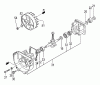 Tanaka Moby - X 26cc PowerBoard Listas de piezas de repuesto y dibujos Crankcase, Flywheel, Starter Pulley