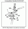 Tanaka PB-SE802 - Moby 35cc PowerBoard Listas de piezas de repuesto y dibujos Competition Handle Kit
