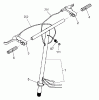 Tanaka PB-SE833 - Moby 33cc PowerBoard Listas de piezas de repuesto y dibujos Handle & Controls