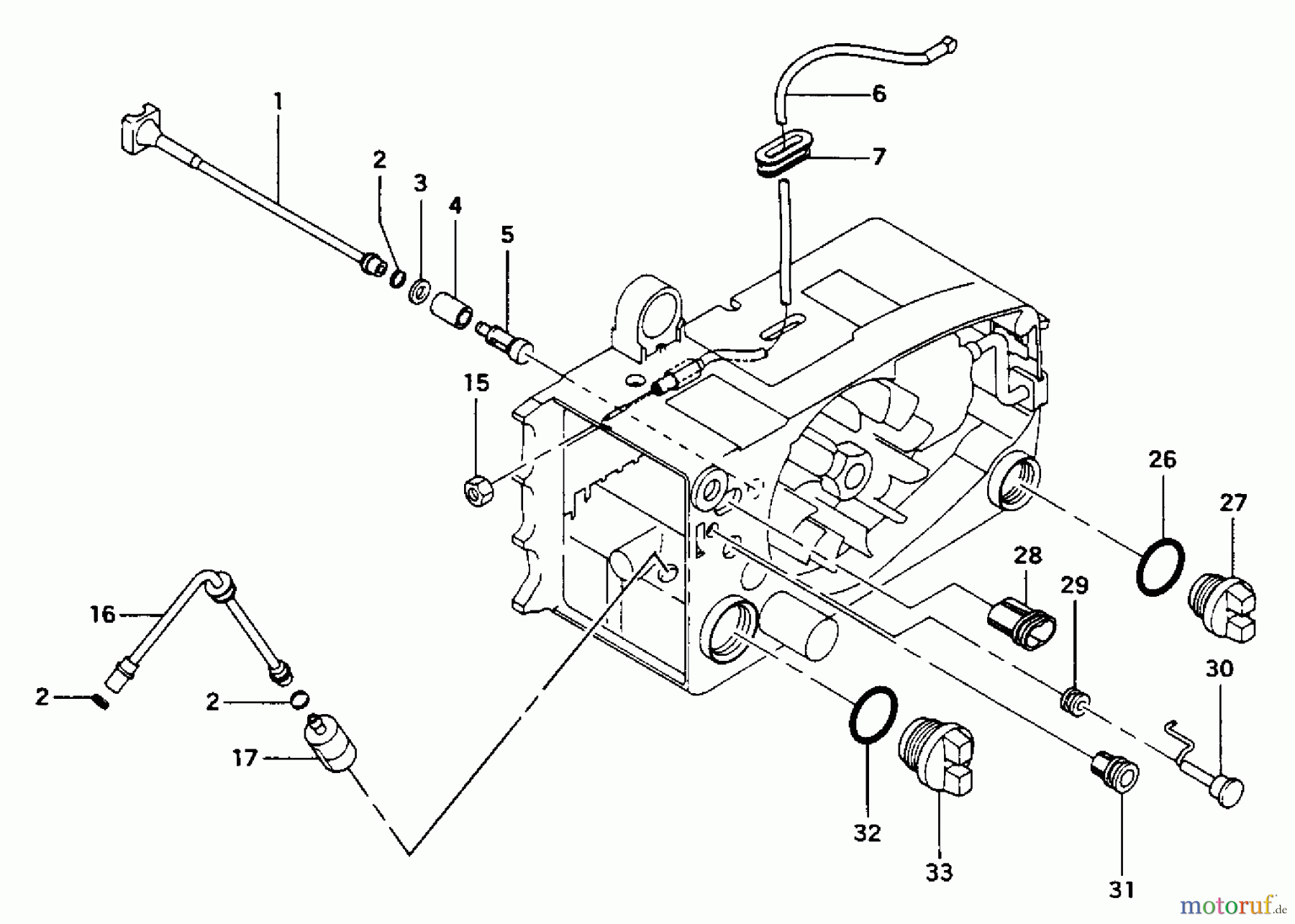 Tanaka Motorsägen ECS-330 - Tanaka Chainsaw Oil Filter & Pump Filter