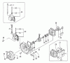Tanaka TBC-250 - Grass Trimmer / Brush Cutter Ersatzteile Crankcase, Flywheel, Ignition, Pawls