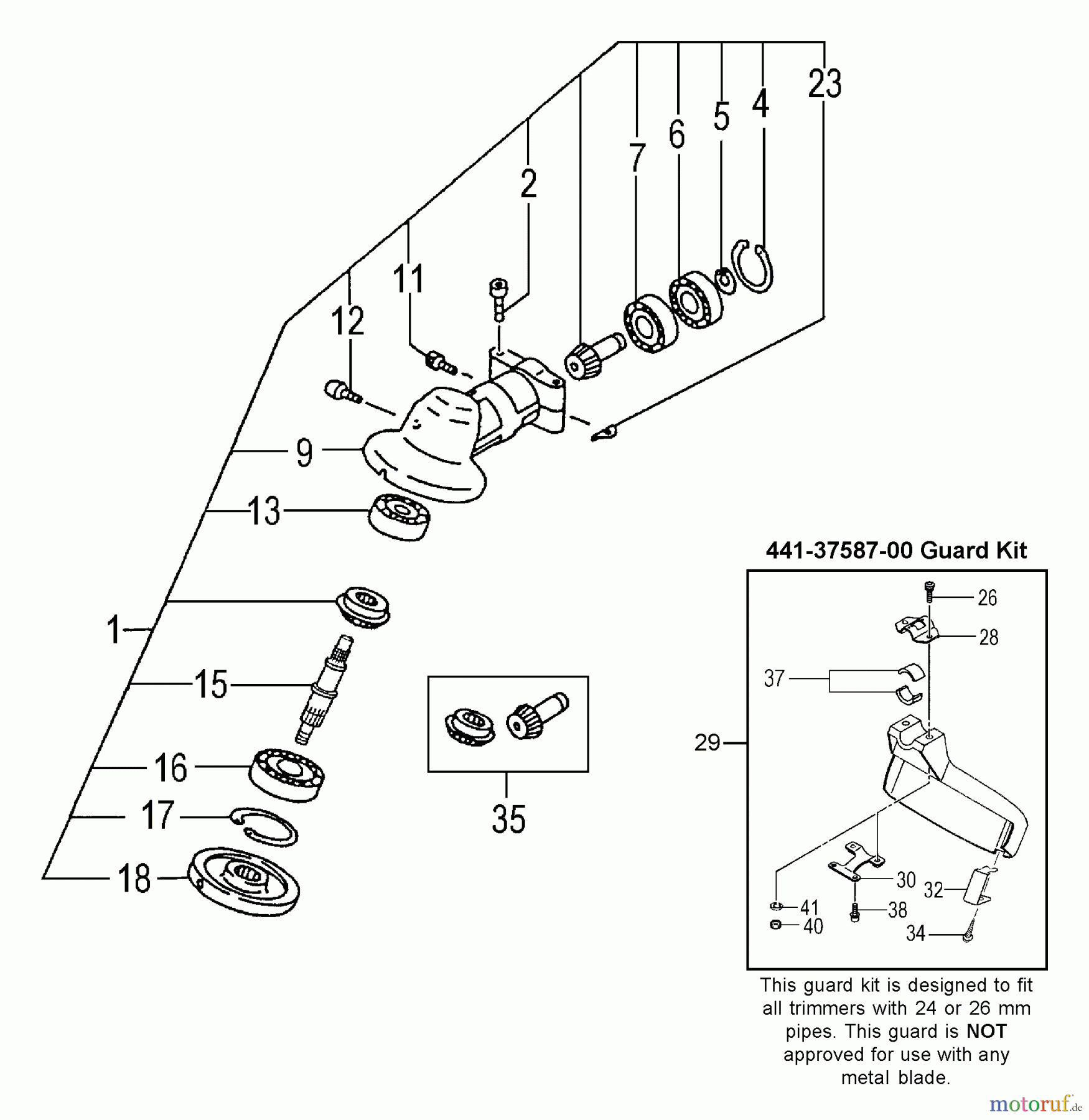  Tanaka Trimmer, Motorsensen TBC-250PF - Tanaka Grass Trimmer / Brush Cutter, Low Emission Gear Case & Safety Guard
