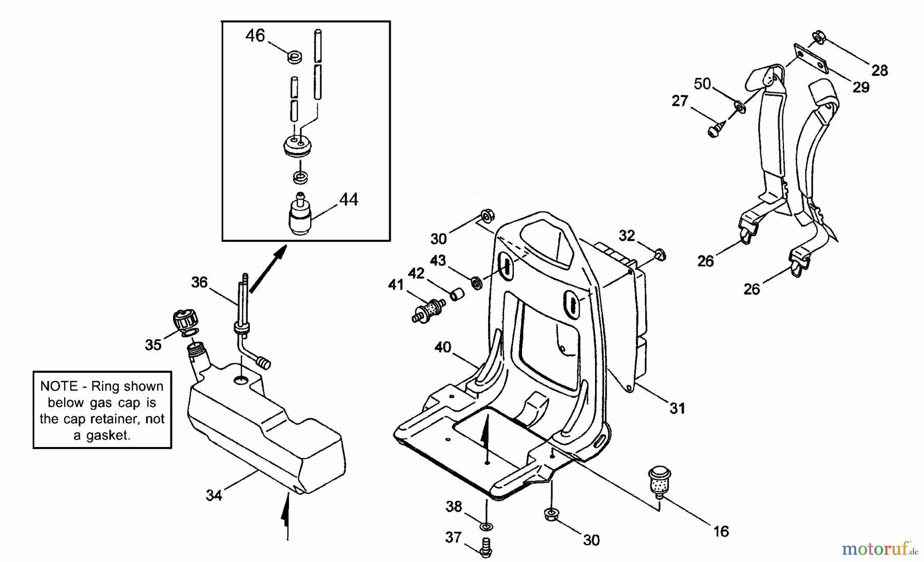  Tanaka Blasgeräte, Sauger, Häcksler, Mulchgeräte TBL-7600 - Tanaka Backpack Blower Frame