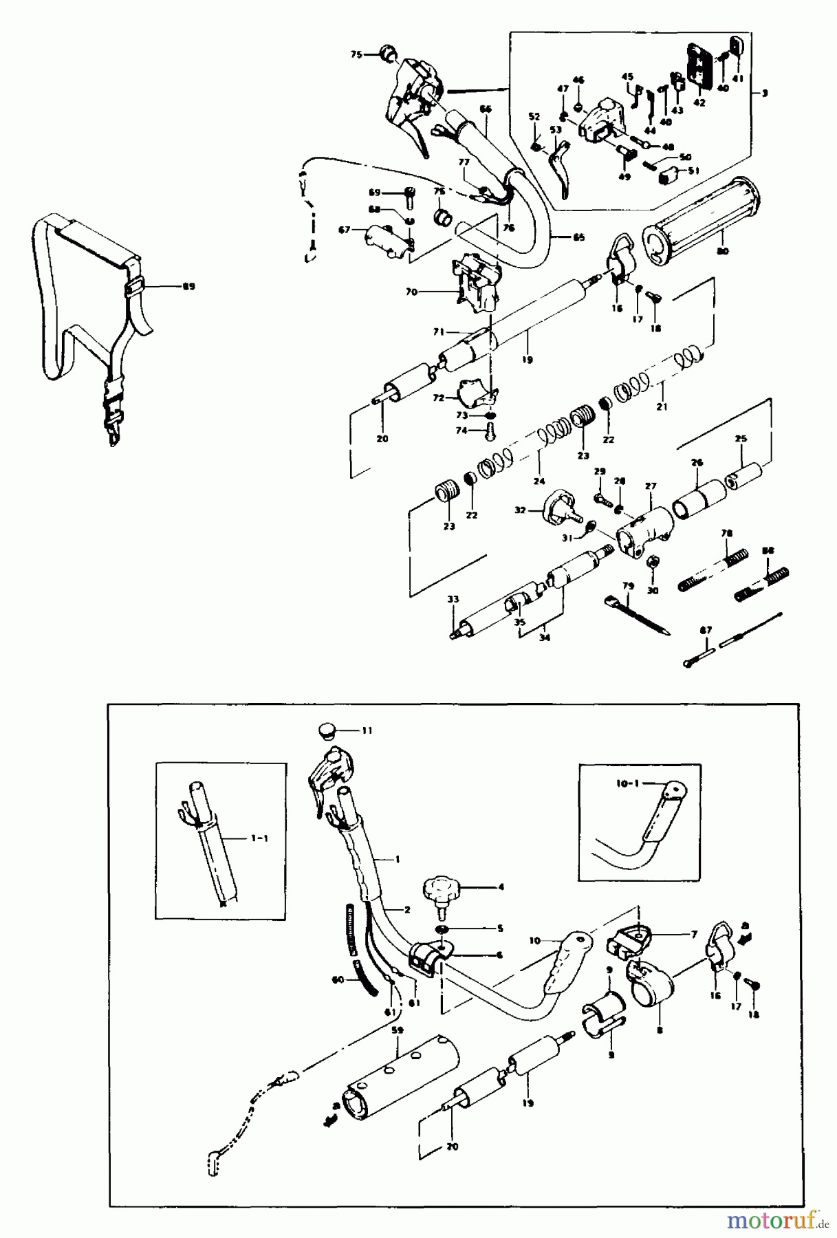  Tanaka Trimmer, Motorsensen TST-218 - Tanaka Telescopic Shaft Trimmer Handle