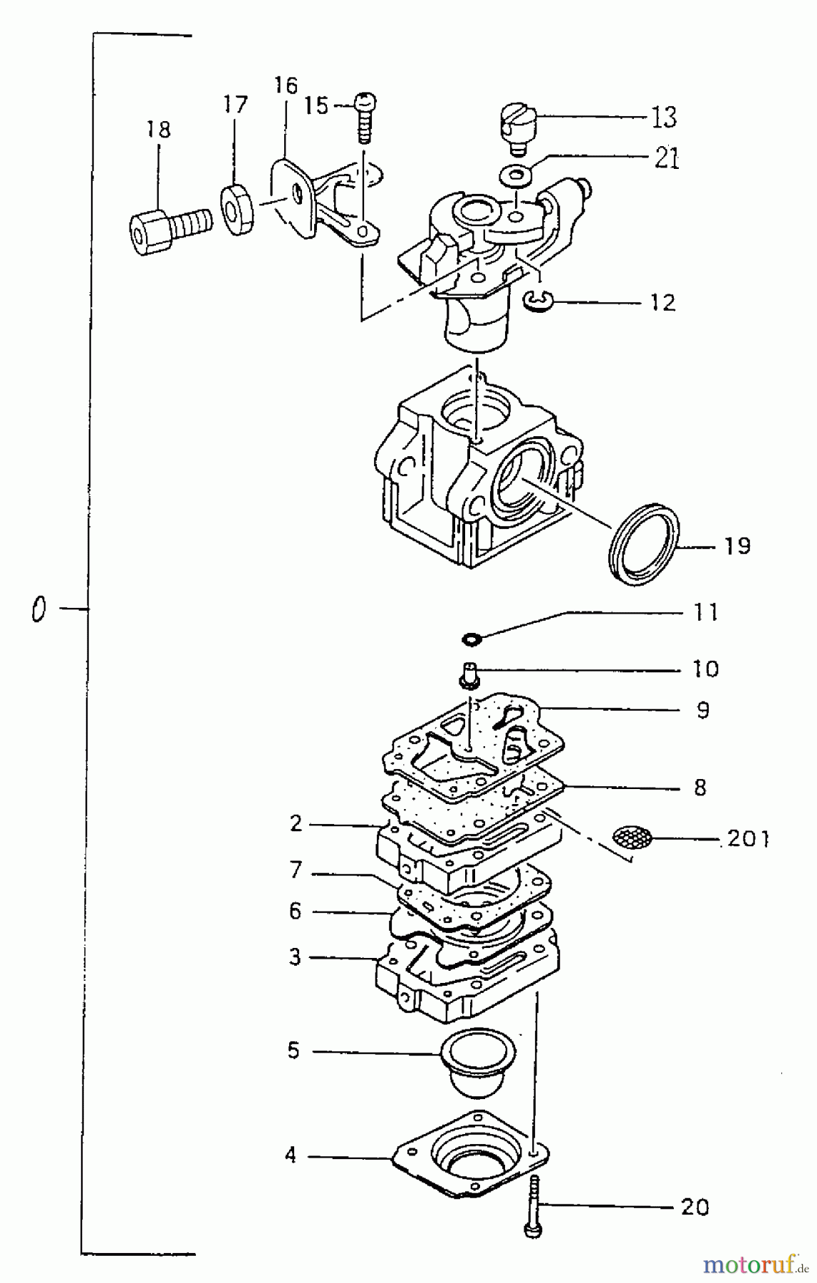  Tanaka Blasgeräte, Sauger, Häcksler, Mulchgeräte THB-2500 - Tanaka Handheld Blower Carburetor