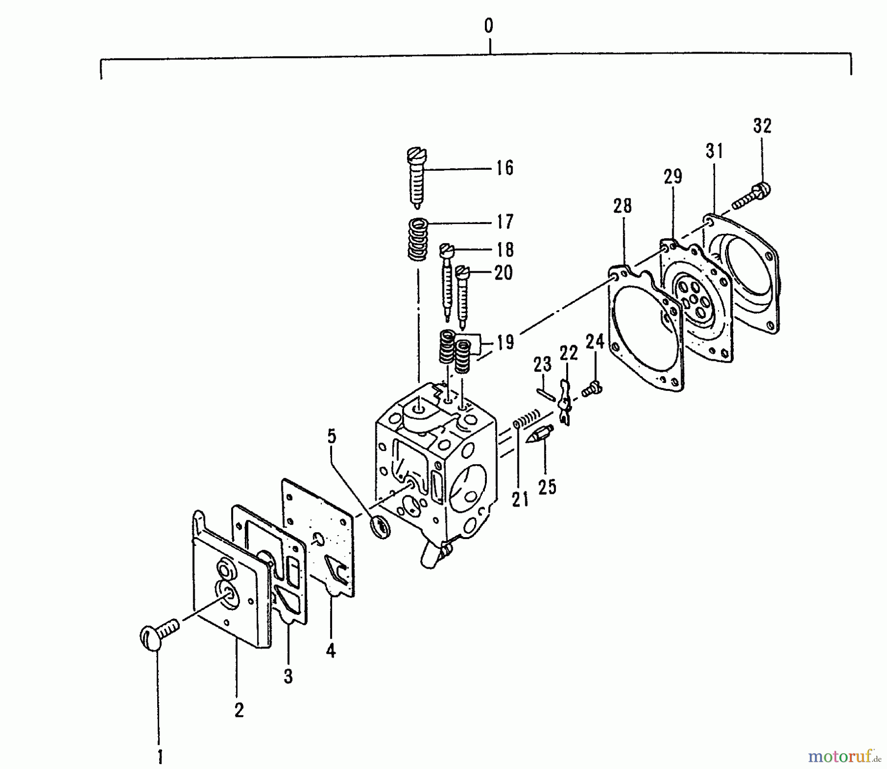  Tanaka Erdbohrer TEA-500 - Tanaka Power Auger Carburetor (Prior To S/N ~C160001)