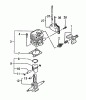 Tanaka TED-210C - Gas Drill (SN: U205952 - U268935) Listas de piezas de repuesto y dibujos Cylinder, Piston, Crankshaft, Ignition