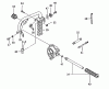 Tanaka TED-210C - Gas Drill (SN: U205952 - U268935) Listas de piezas de repuesto y dibujos Handles, Throttle, Stop Switch