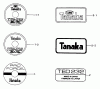 Tanaka TED-232 - Engine Drill Listas de piezas de repuesto y dibujos Marks
