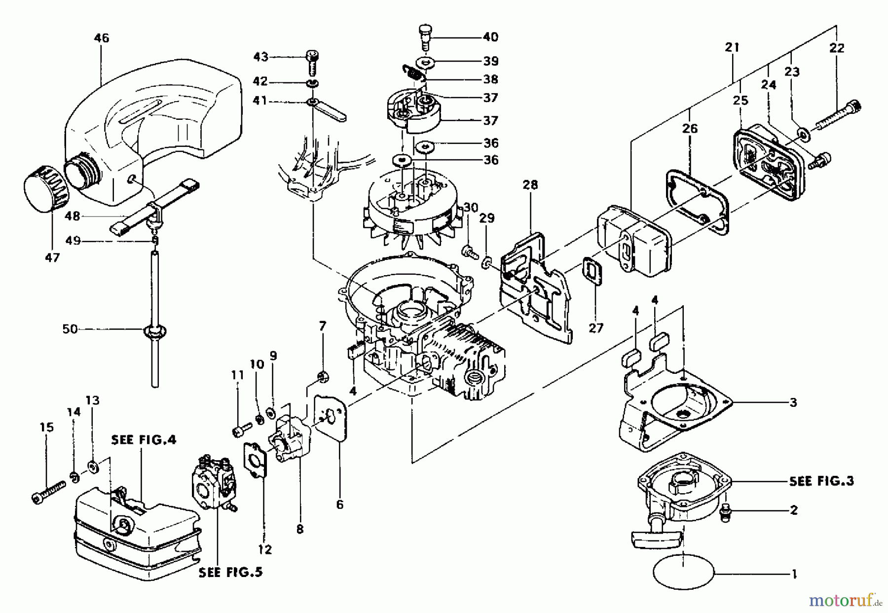  Tanaka Erdbohrer TED-265 - Tanaka Engine Drill Engine Components