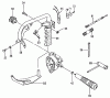 Tanaka TED-262HS - High Speed Concrete Coring Drill Listas de piezas de repuesto y dibujos Handles, Throttle Wire, Throttle Lever
