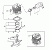 Tanaka TED-262R - Engine Drill W/Reverse Listas de piezas de repuesto y dibujos Cylinder, Piston, Crankshaft