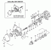 Tanaka TED-262R - Engine Drill W/Reverse Listas de piezas de repuesto y dibujos Gear Case