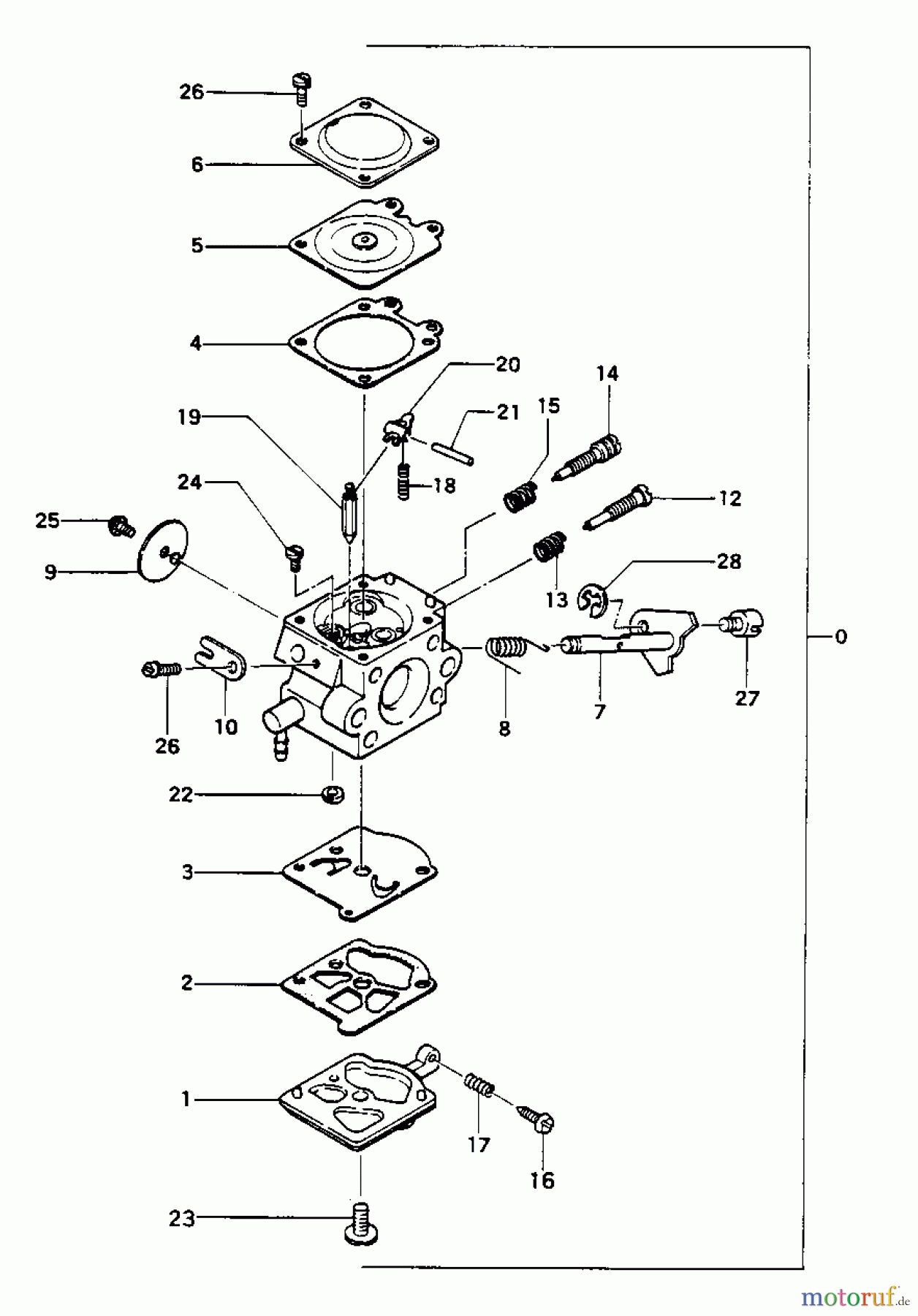  Tanaka Erdbohrer TIA-302 - Tanaka Power Auger Carburetor