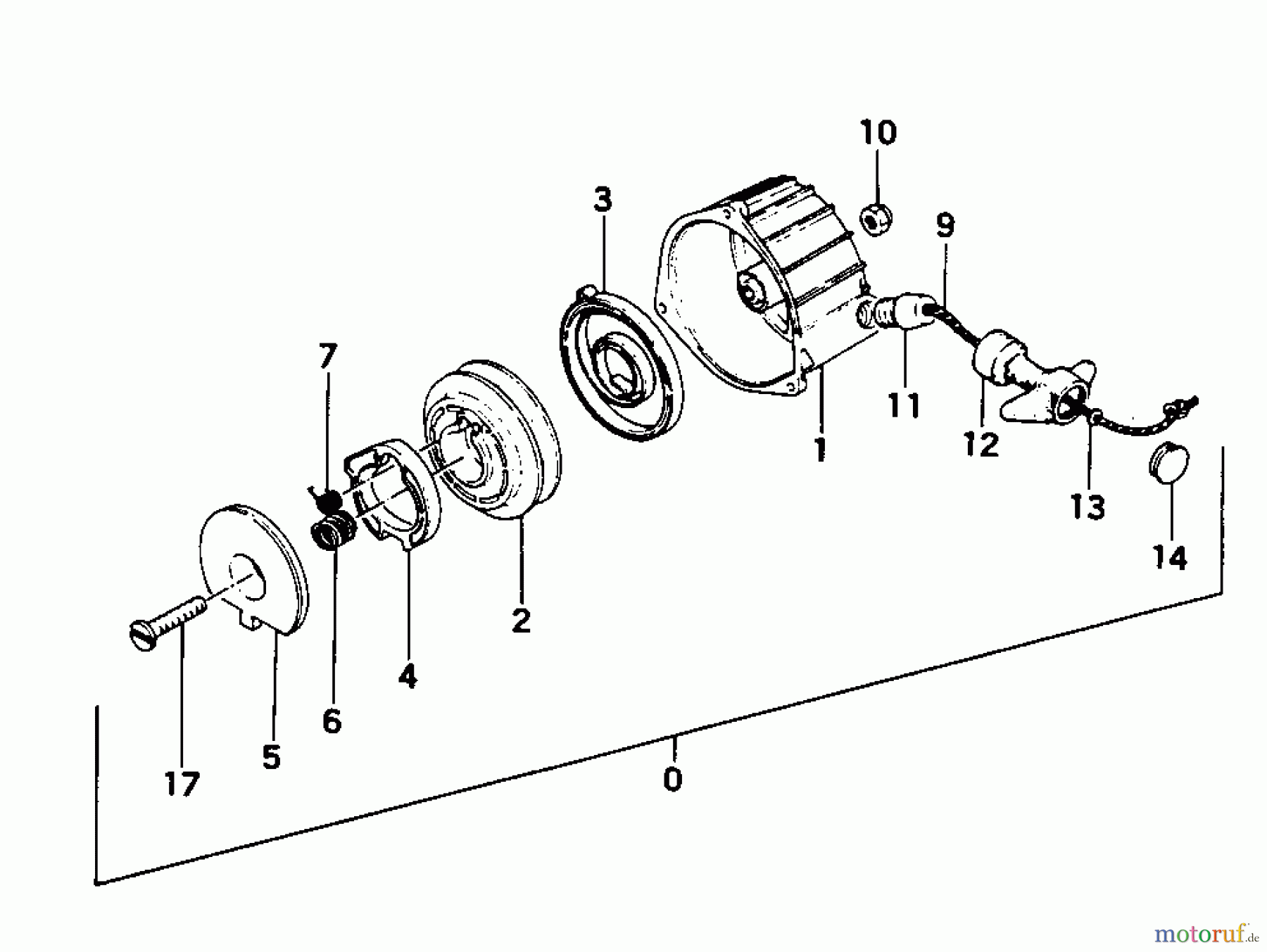  Tanaka Erdbohrer TIA-305 - Tanaka Power Auger Recoil Starter