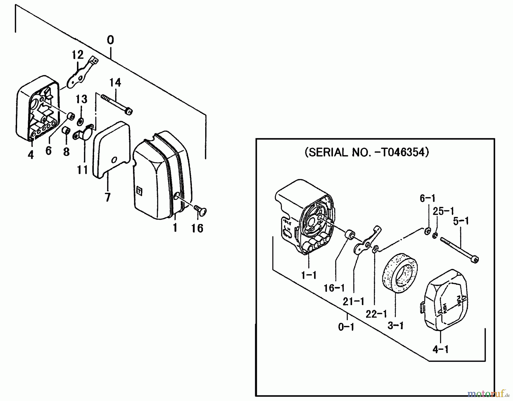  Tanaka Erdbohrer TIA-340 - Tanaka Power Auger Air Cleaner