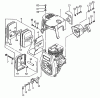Tanaka TIA-340 - Power Auger Listas de piezas de repuesto y dibujos Muffler, Clutch