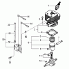Tanaka TIA-350S - One Man Earth Auger Listas de piezas de repuesto y dibujos Cylinder, Piston, Crankshaft & Ignition