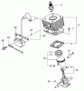 Tanaka PF-2500 - Utility / Scooter Engine Listas de piezas de repuesto y dibujos Cylinder, Piston, Crankshaft, Ignition