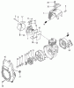 Tanaka PF-2600 - Utility / Scooter Engine Listas de piezas de repuesto y dibujos Clutch, Muffler, Engine Cover