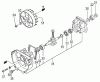 Tanaka PF-2600 - Utility / Scooter Engine Listas de piezas de repuesto y dibujos Crankcase, Flywheel, Starter Pulley