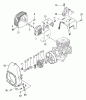 Tanaka PF-3000 - Utility / Scooter Engine Listas de piezas de repuesto y dibujos Clutch, Muffler, Engine Cover