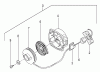Tanaka PF-3000 - Utility / Scooter Engine Listas de piezas de repuesto y dibujos Recoil Starter