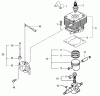 Tanaka PF-3300 - Utility / Scooter Engine Listas de piezas de repuesto y dibujos Cylinder, Piston, Crankshaft, Ignition