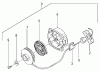 Tanaka PF-3300 - Utility / Scooter Engine Listas de piezas de repuesto y dibujos Recoil Starter