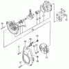 Tanaka PF-4210 - Utility / Scooter Engine Listas de piezas de repuesto y dibujos Crankcase, Flywheel, Starter Pulley