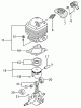 Tanaka TC-4700 - Utility / Scooter Engine Listas de piezas de repuesto y dibujos Cylinder, Piston