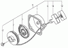 Tanaka TC-4700 - Utility / Scooter Engine Listas de piezas de repuesto y dibujos Recoil Starter