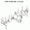 Tanaka Weber - Weber Vibrating Wet Screed Engine Listas de piezas de repuesto y dibujos Clutch Case - Units After Ser. # P211651