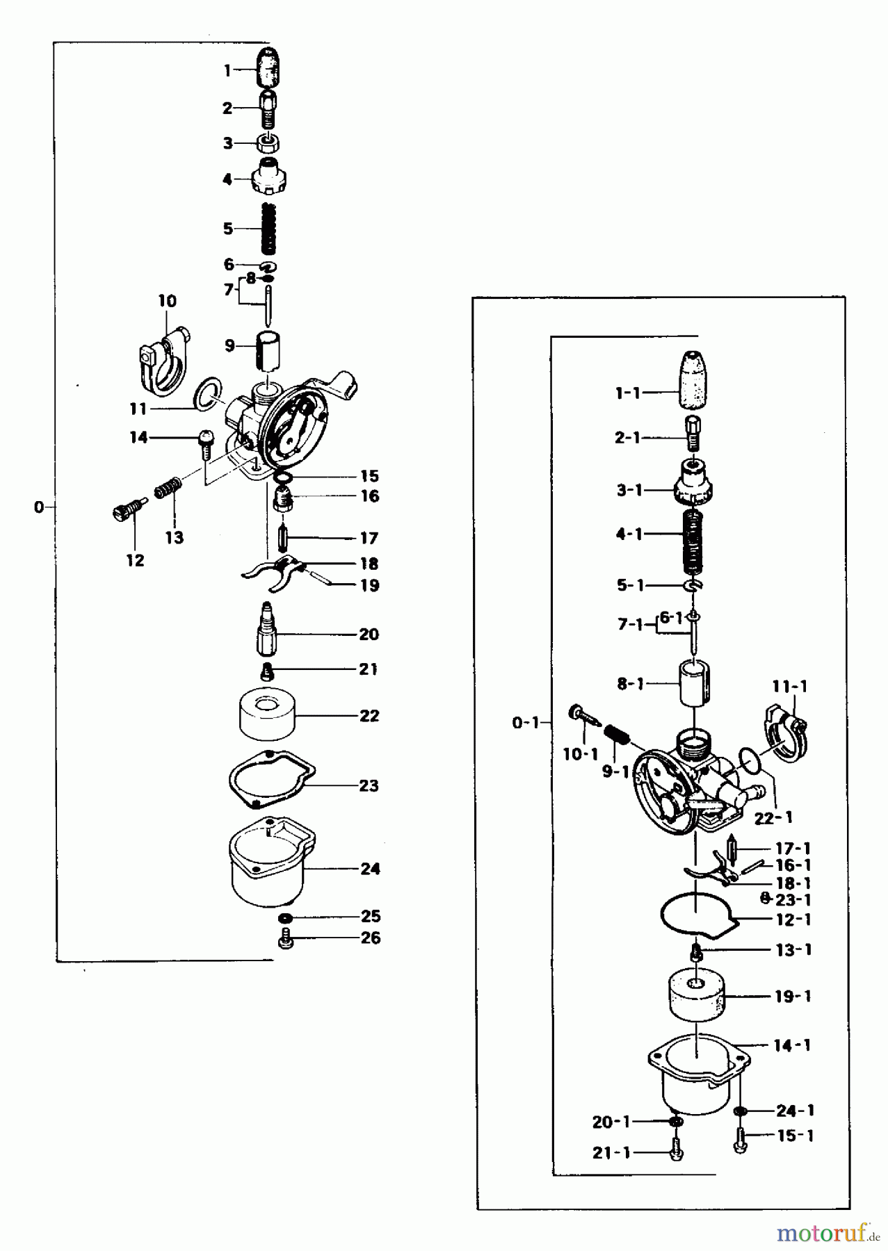  Tanaka Botsmotoren TOB-175 - Tanaka 1.75HP Outboard Motor Carburetor