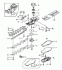 Tanaka HTD-2522PF - 22" Hedge Trimmer Listas de piezas de repuesto y dibujos Clutch Drum, Gear Case, Blades