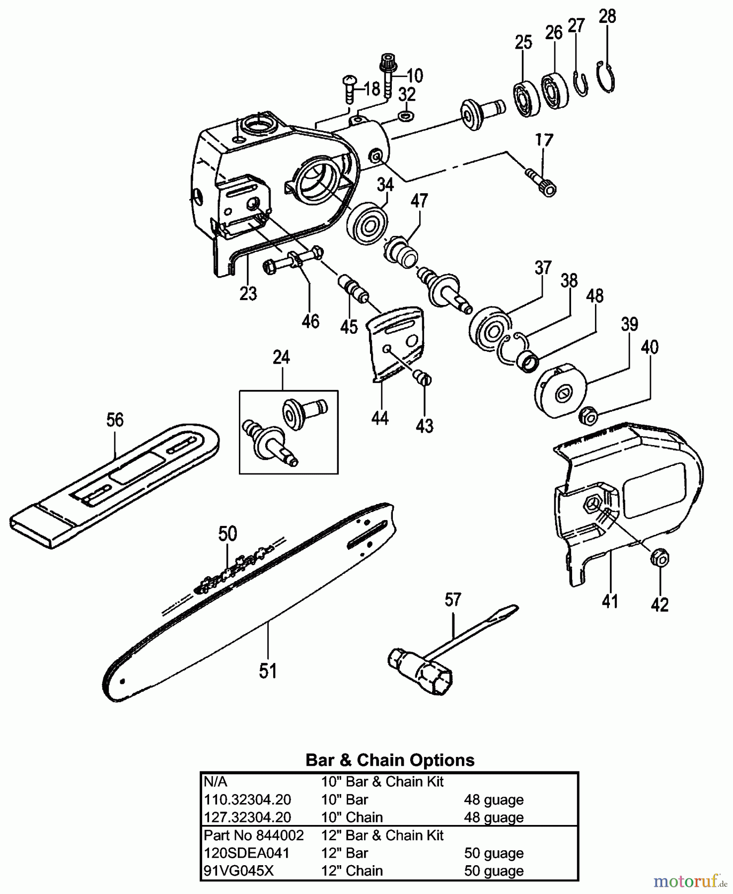  Tanaka Zubehör TBC-SF - Tanaka Smart Fit Attachments Gear Case, Drive Side