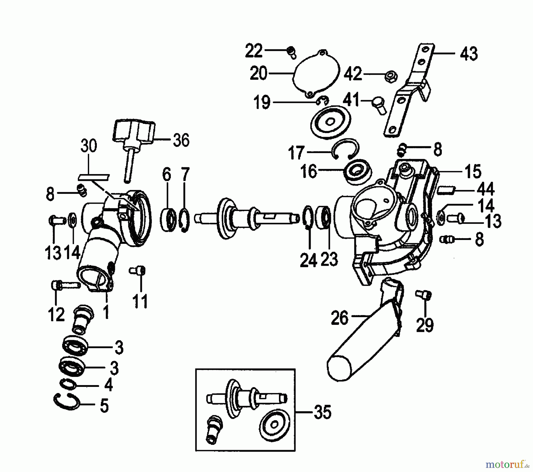  Tanaka Zubehör TBC-SF - Tanaka Smart Fit Attachments Hedgetrimmer Gear Case