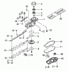 Tanaka THT-210S - Hedge Trimmer Listas de piezas de repuesto y dibujos Gear Case & Blades