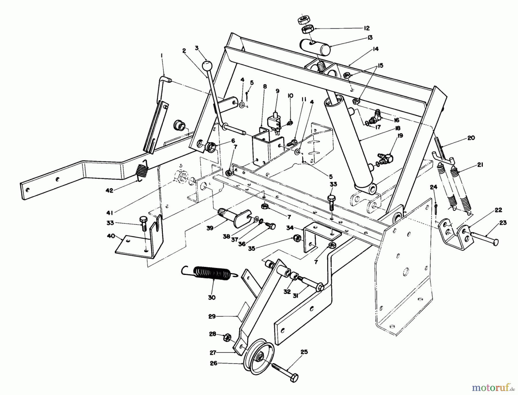  Toro Neu Mowers, Deck Assembly Only 30544 (120) - Toro 44