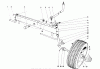 Toro 57003 - 25" Lawn Tractor, 1973 (3000001-3999999) Listas de piezas de repuesto y dibujos FRONT AXLE ASSEMBLY