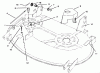 Toro 78216 - 38" Side Discharge Mower, 260 Series Yard Tractors, 1994 (4900001-4999999) Ersatzteile COVER ASSEMBLY