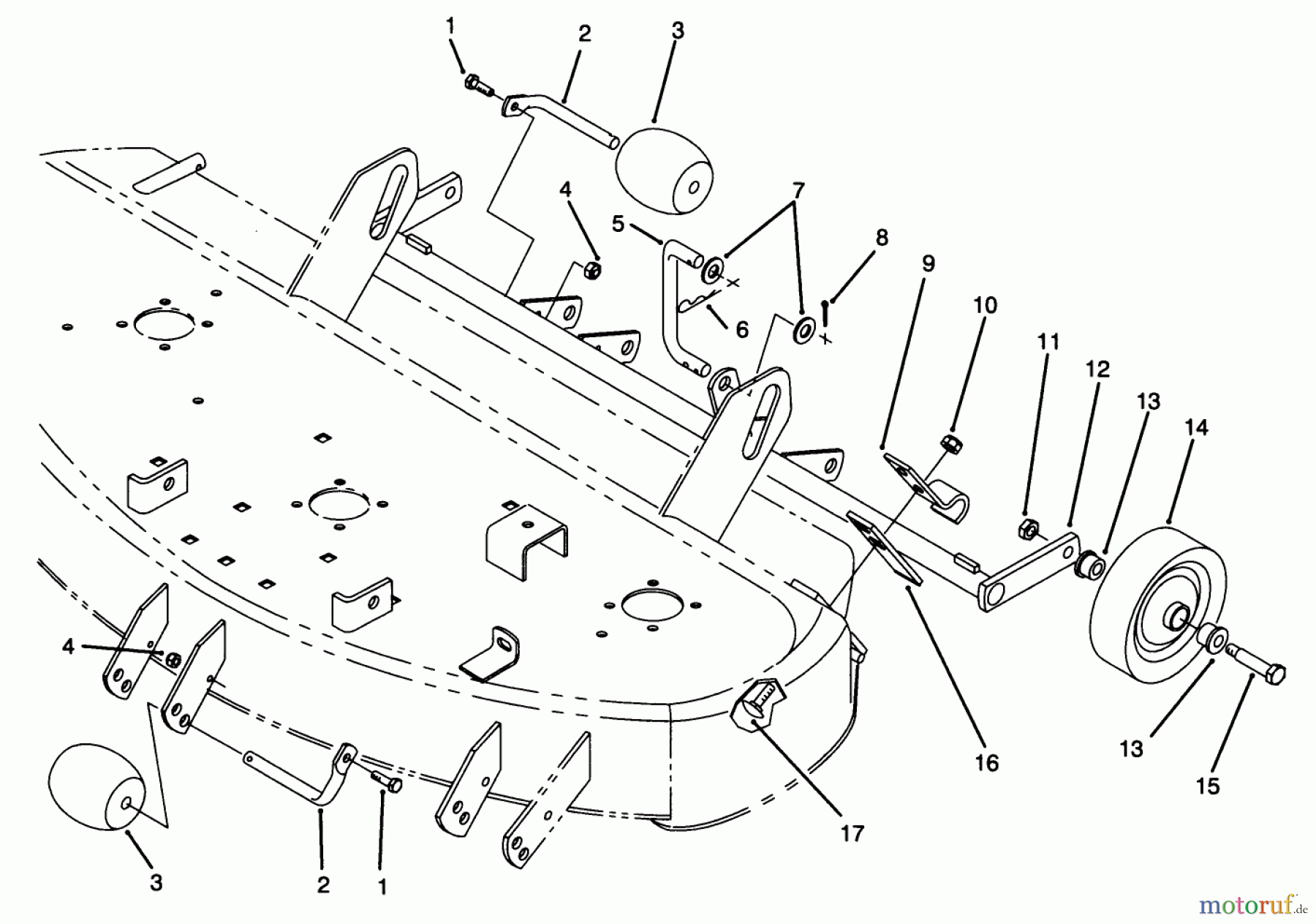  Toro Neu Mowers, Deck Assembly Only 78230 - Toro 42