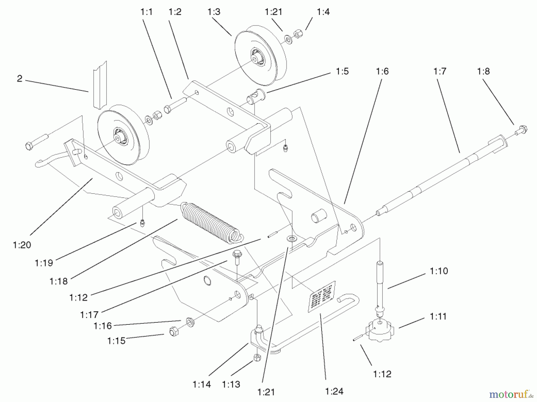  Toro Neu Mowers, Deck Assembly Only 78395 - Toro 60