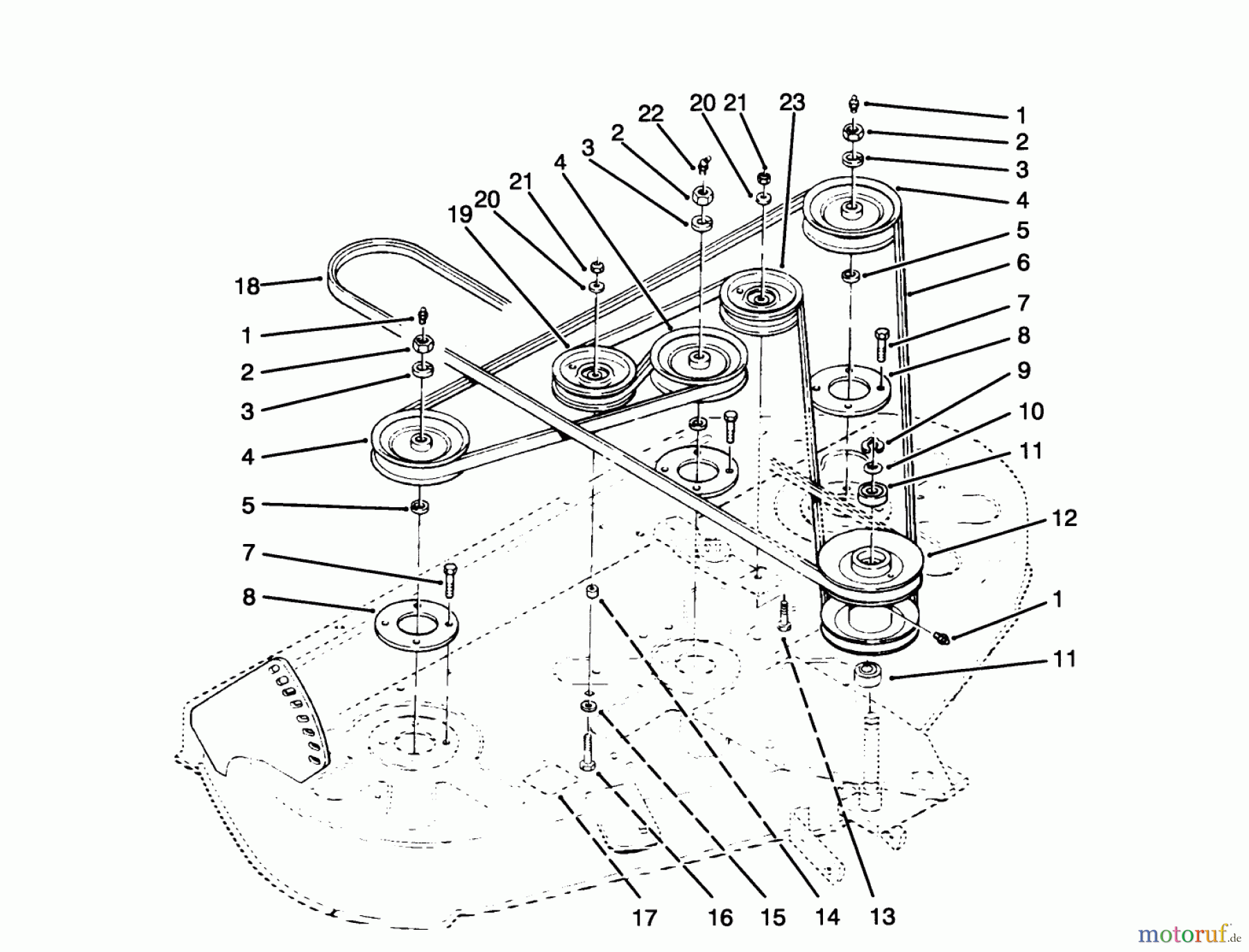 Toro Neu Mowers, Deck Assembly Only 78425 - Toro 42