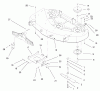 Toro 79109 - 44" Side Discharge Mower, XL Series Lawn Tractors, 2003 (230000001-230999999) Ersatzteile DECK ASSEMBLY