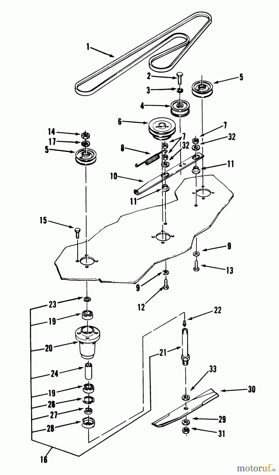 Toro Neu Mowers, Deck Assembly Only D5-42MR01 - Toro 42