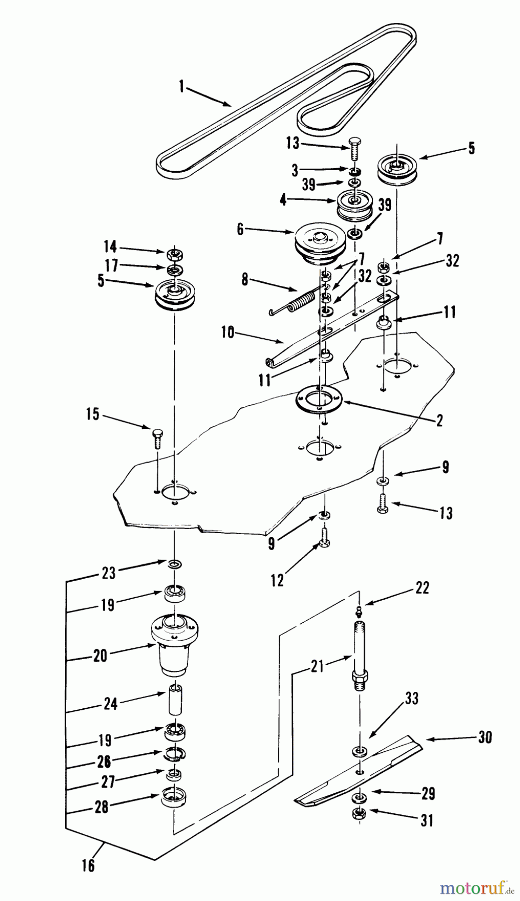  Toro Neu Mowers, Deck Assembly Only D5-42MS01 - Toro 42